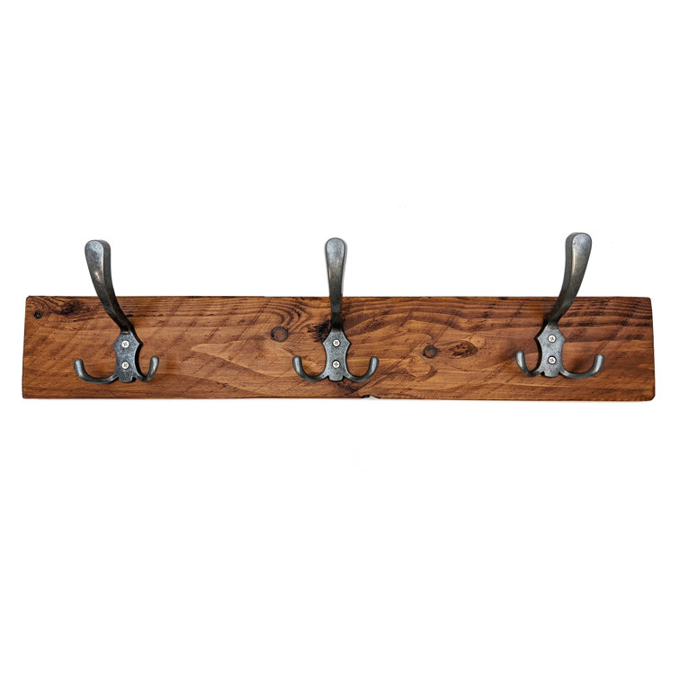Alpen Home Handmade Wooden Coat Rack AK2407 Light Oak Wayfair.co.uk